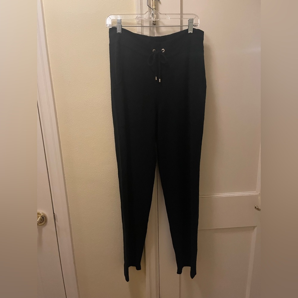 Chanel cashmere drawstring pant